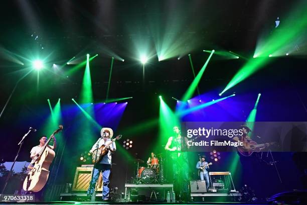 Old Crow Medicine Show performs on Which Stage during day 3 of the 2018 Bonnaroo Arts And Music Festival on June 9, 2018 in Manchester, Tennessee.