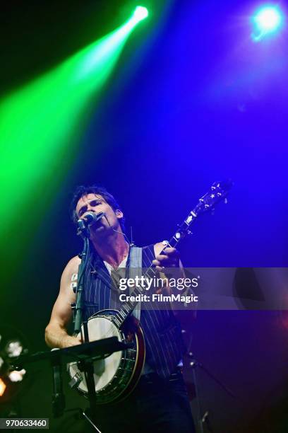 Ketch Secor of Old Crow Medicine Show performs on Which Stage during day 3 of the 2018 Bonnaroo Arts And Music Festival on June 9, 2018 in...