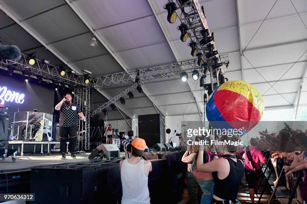 RagnBone Man performs onstage at This Tent during day 3 of the 2018 Bonnaroo Arts And Music Festival on June 9, 2018 in Manchester, Tennessee.