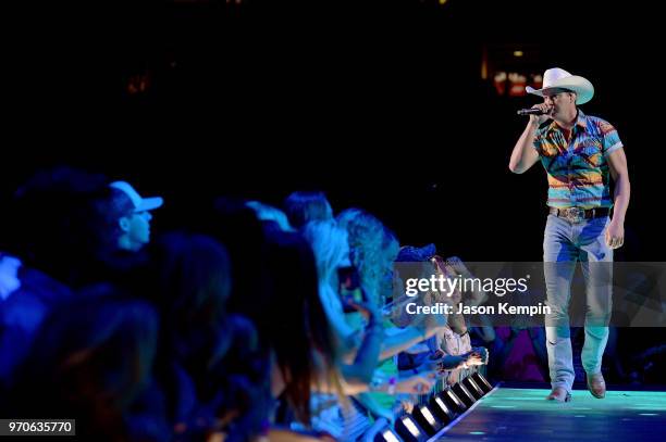 Jon Pardi performs onstage during the 2018 CMA Music festival at Nissan Stadium on June 9, 2018 in Nashville, Tennessee.