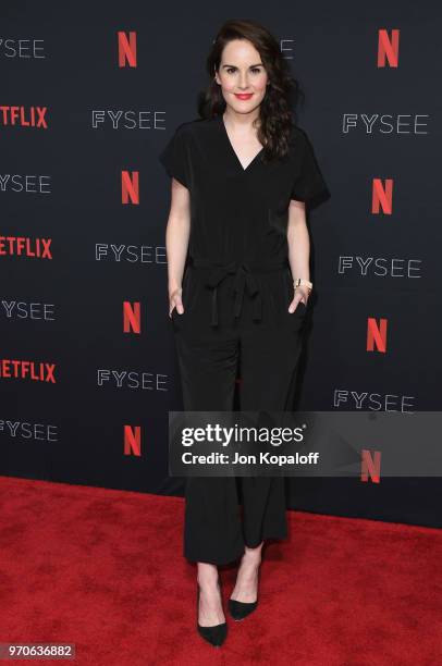Michelle Dockery attends #NETFLIXFYSEE For Your Consideration Event For "Godless" at Netflix FYSEE At Raleigh Studios on June 9, 2018 in Los Angeles,...