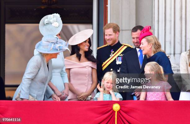 Camilla, Duchess Of Cornwall, Catherine, Duchess of Cambridge, Meghan, Duchess of Sussex, Prince Harry, Duke of Sussex, Peter Phillips, Autumn...