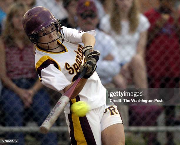 Sp/vasoft6 DATE: June 5, 2007 CREDIT: Ricky Carioti / TWP. Broad Run High School in Ashburn, Va. EDITOR: remote Virginia AA softball quarterfinals...