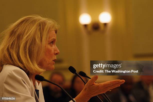 June 1, 2007 CREDIT: Carol Guzy/ The Washington Post Washington DC Members of Catholic Archdiocese and others testify at DC Council Committee hearing...