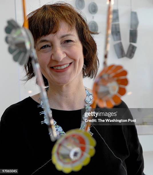 May 2007 CREDIT: Katherine Frey / TWP. Washington, DC. Art dealer Ellen Reiben has re-opened JewelryWerk in Georgetown JewelryWerk Galerie owner and...