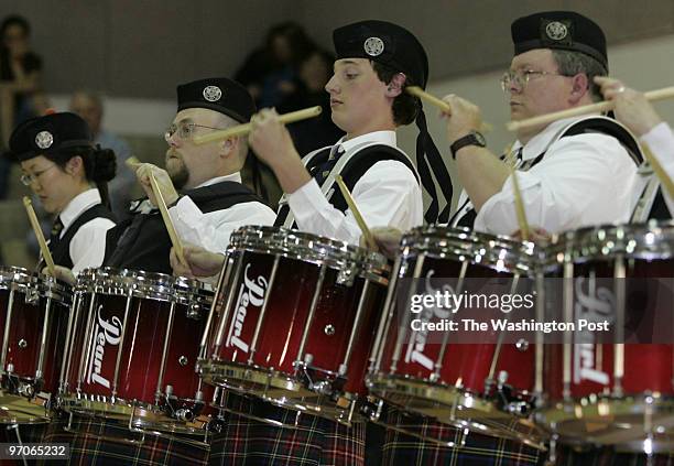 Rockville, MD Pipe bands and dancing at the 39th Annual National Capital Area Scottish Festival at Rockville High School on Saturday, May 6, 2007....