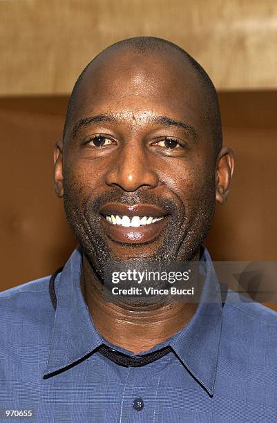 Former Los Angeles Lakers player James Worthy attends a preparty for the 10th Annual ESPY Awards on July 9, 2002 at the Mondrian Hotel in West...