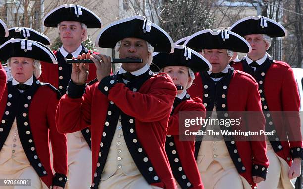 Alexandria, Va The Annual George Washington Parade in Alexandria, Va.,l on Monday, February 19, 2007. Pictured 3rd US Infantry Old Guard Fife & Drum...