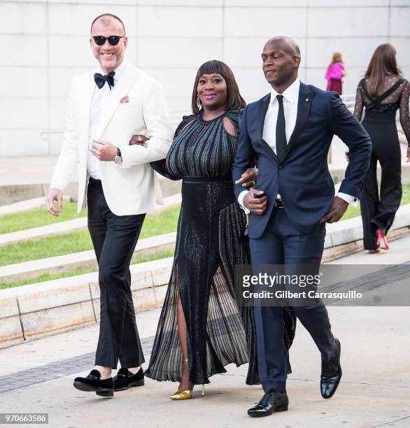 Television personality Bevy Smith is seen arriving to the 2018 CFDA Fashion Awards at Brooklyn Museum on June 4, 2018 in New York City.