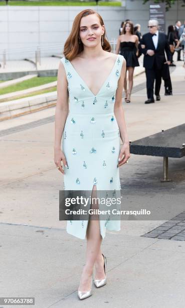 Actress Madeline Brewer is seen arriving to the 2018 CFDA Fashion Awards at Brooklyn Museum on June 4, 2018 in New York City.
