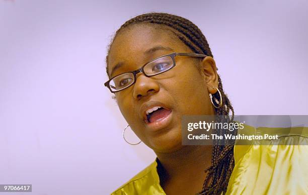 Jan. 9, 2007 Slug: pw-orators2 assignment Photographer: Gerald Martineau Marstellar Middle School MLK oratorical contest student We photograph Cecil...