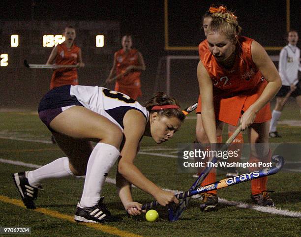 November 13, 2007 Photographer: Toni L. Sandys/TWP Neg #: 195838 Annapolis, MD Maryland state field hockey finals: 1A game is Poolesville vs....