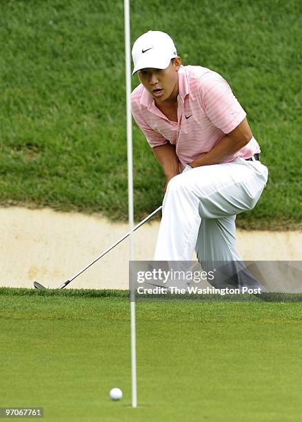 July 6, 2008 Photographer: Toni L. Sandys/TWP Neg #: 202469 Bethesda, MD Congressional Country Club hosts the final round of the AT&T National...