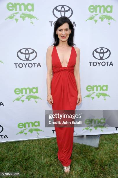 Perrey Reeves attends the Environmental Media Association 1st Annual Honors Benefit Gala on June 9, 2018 in Los Angeles, California.