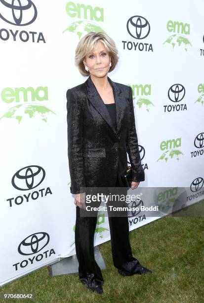 Jane Fonda attends the Environmental Media Association 1st Annual Honors Benefit Gala on June 9, 2018 in Los Angeles, California.