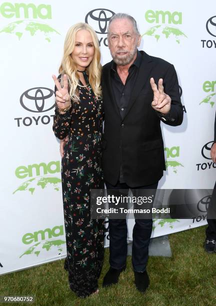 Eloise Broady DeJoria and John Paul DeJoria attend the Environmental Media Association 1st Annual Honors Benefit Gala on June 9, 2018 in Los Angeles,...