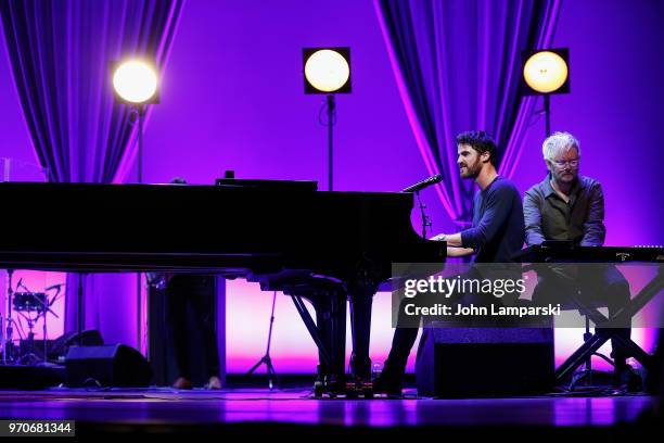 Darren Criss in concert at NJPAC on June 9, 2018 in Newark, New Jersey.