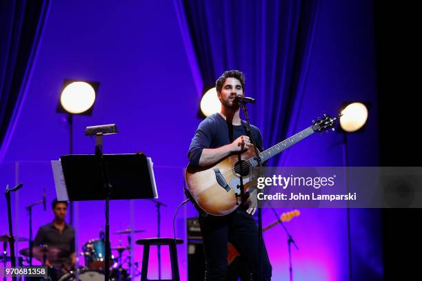 Darren Criss in concert at NJPAC on June 9, 2018 in Newark, New Jersey.