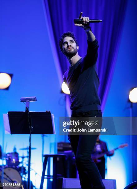 Darren Criss in concert at NJPAC on June 9, 2018 in Newark, New Jersey.