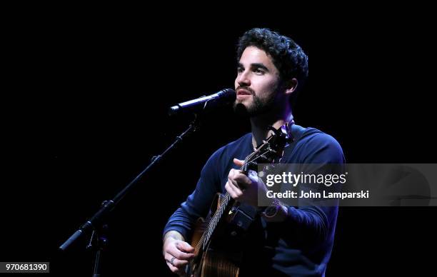 Darren Criss in concert at NJPAC on June 9, 2018 in Newark, New Jersey.