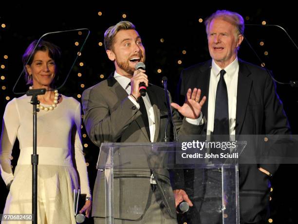 Wendy Malick, Lance Bass and Ed Begley Jr. Attend the Environmental Media Association 1st Annual Honors Benefit Gala on June 9, 2018 in Los Angeles,...
