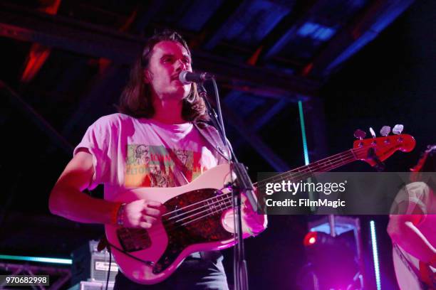 Joe Keery of Post Animal performs on Who Stage during day 3 of the 2018 Bonnaroo Arts And Music Festival on June 9, 2018 in Manchester, Tennessee.