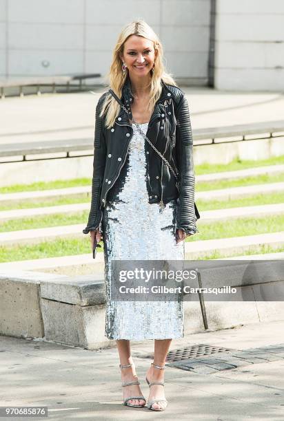 Zanna Roberts Rassi is seen arriving to the 2018 CFDA Fashion Awards at Brooklyn Museum on June 4, 2018 in New York City.