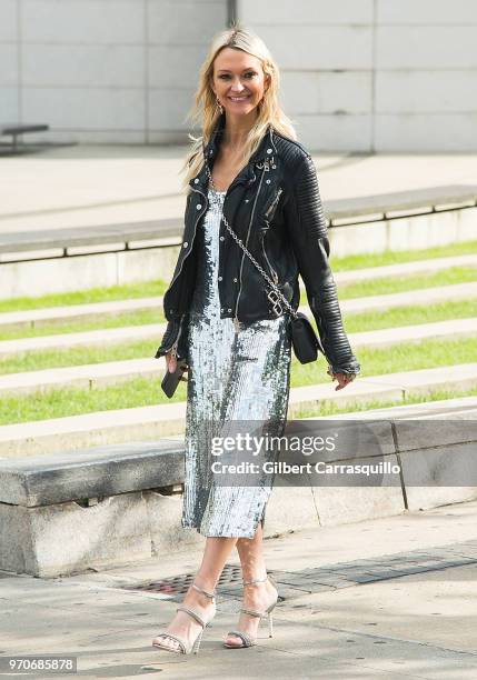 Zanna Roberts Rassi is seen arriving to the 2018 CFDA Fashion Awards at Brooklyn Museum on June 4, 2018 in New York City.