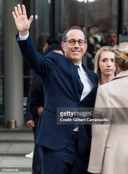 Stand-up comedian Jerry Seinfeld is seen arriving to the 2018 CFDA Fashion Awards at Brooklyn Museum on June 4, 2018 in New York City.