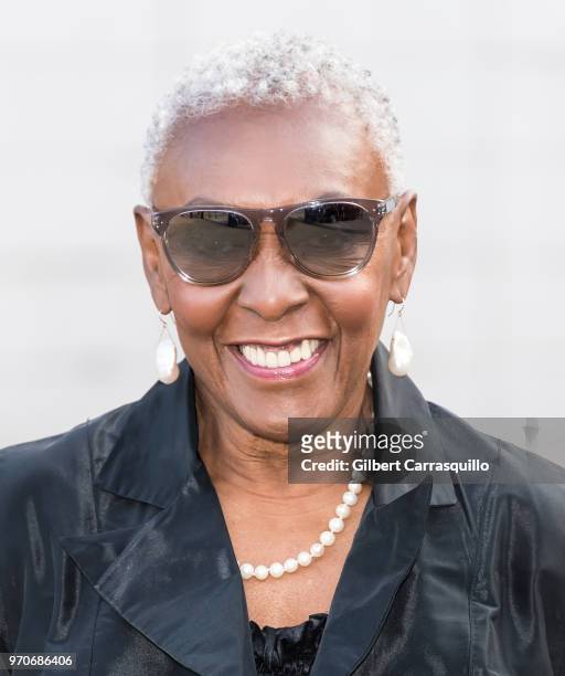 Fashion activist and model Bethann Hardison is seen arriving to the 2018 CFDA Fashion Awards at Brooklyn Museum on June 4, 2018 in New York City.