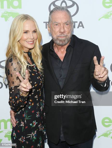 John Paul DeJoria and Eloise DeJoria attend the 1st Annual Environmental Media Association Honors Benefit Gala held on June 9, 2018 in Los Angeles,...