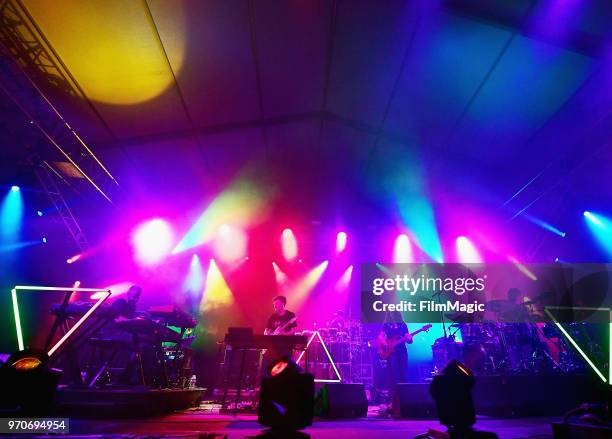 Performs onstage at This Tent during day 3 of the 2018 Bonnaroo Arts And Music Festival on June 9, 2018 in Manchester, Tennessee.