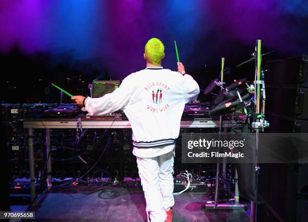 Emoh Instead of What So Not performs onstage at The Other Tent during day 3 of the 2018 Bonnaroo Arts And Music Festival on June 9, 2018 in...