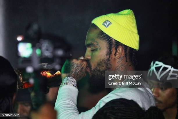 Dave East performs at the Dave East Birthday Bash at Indie June 9, 2018 in Philadelphia, Pennsylvania.