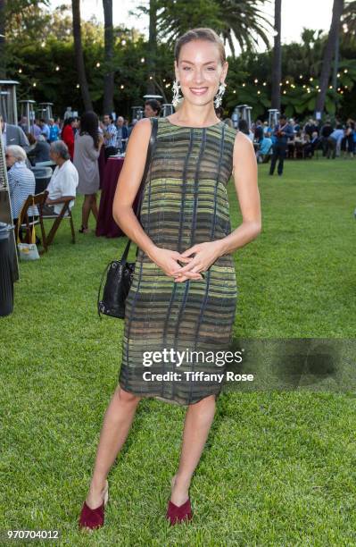 Actress Rachel Skarsten attends the Vintage Hollywood Wine & Food tasting benefiting The People Concern on June 9, 2018 in Los Angeles, California.