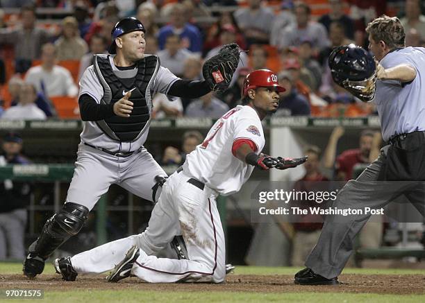 September 17,2007 Photographer: Toni L. Sandys/TWP Neg #: 194147 Washington, DC Washington Nationals play the New York Mets at RFK Stadium on Monday,...