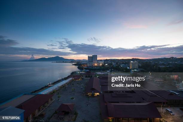 manado city morning - manado stock pictures, royalty-free photos & images