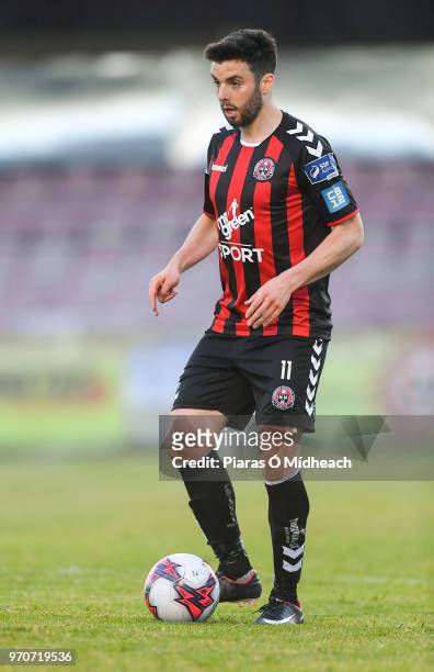 Dublin , Ireland - 8 June 2018; Kevin Devaney of Bohemians during the SSE Airtricity League Premier Division match between Bohemians and Derry City...