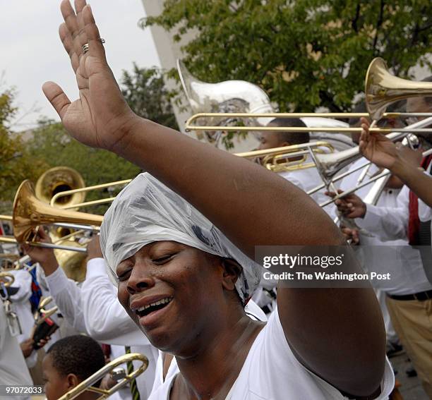 August 2007 CREDIT: Katherine Frey / TWP. Washington, DC. 700-800 people are baptized with firehose at the United House of Prayer for All People...