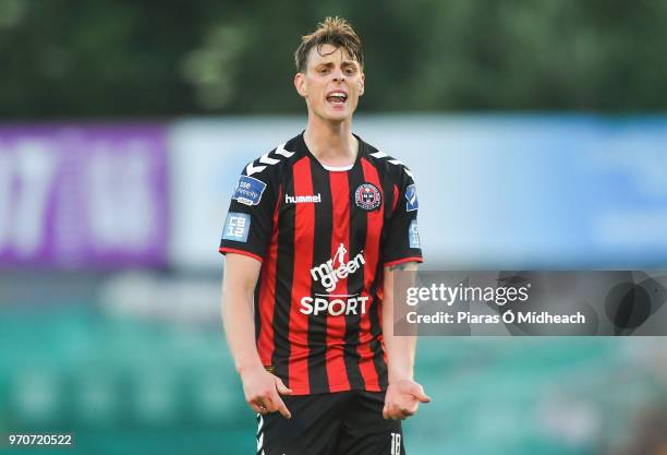 Dublin , Ireland - 8 June 2018; Ian Morris of Bohemians during the SSE Airtricity League Premier Division match between Bohemians and Derry City at...