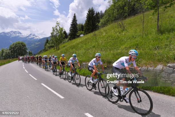 Dylan Van Baarle of The Netherlands and Team Sky / Michal Kwiatkowski of Poland and Team Sky / Gianni Moscon of Italy and Team Sky / Geraint Thomas...