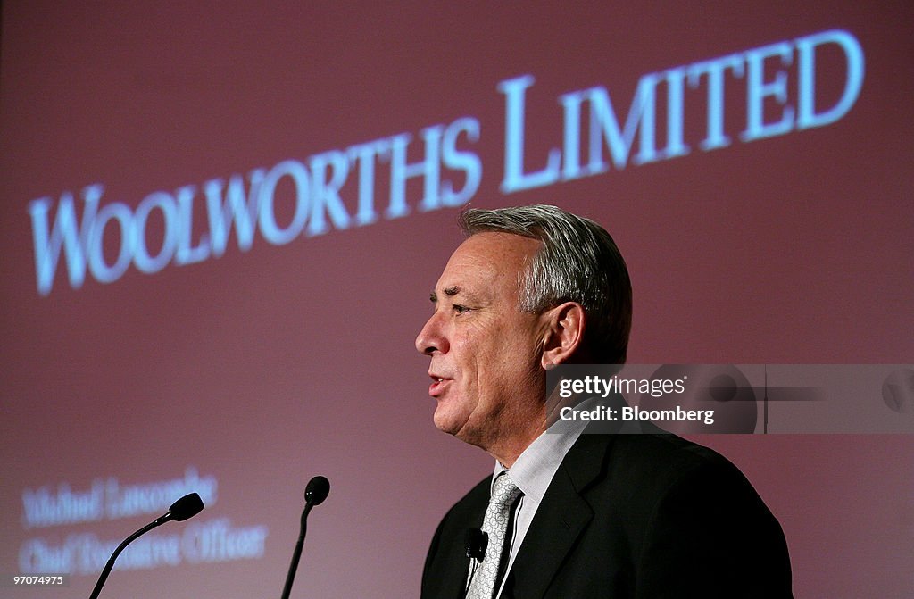 Woolworths Ltd. Reports First-Half Earnings