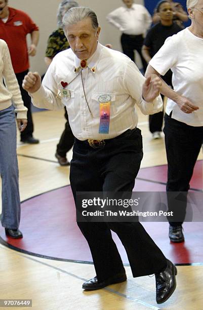 February 23, 2008 CREDIT: Mark Gail/TWP Severna Park, Md. ASSIGNMENT#: 198345 EDITED BY: mg 67 year-old Pat Hare, a member of the Frienship square...