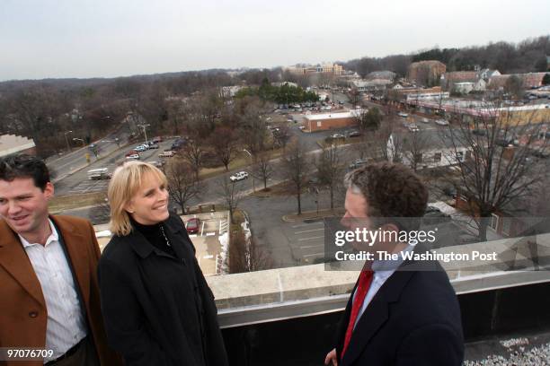 Tracy A. Woodward/The Washington Post City Center Porject, Falls Church, VA Falls Church Mayor Robin Gardner, and tour of City Center Project....