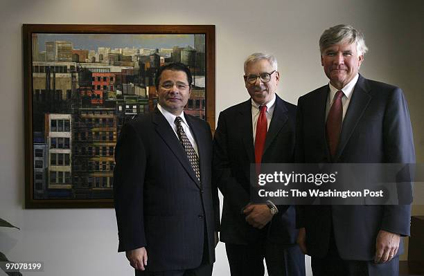 Washington, DC DATE: 10/1/07 PHOTO: Julia Ewan/TWP The three founders of the Carlyle Group an icon of Washington business having grown into one of...
