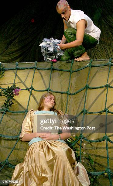 Tracy A. Woodward/The Washington Post Robert E. Lee High School, 6540 Franconia Rd., Springfield, VA Cappies production of "A Midsummer Night's Dream...