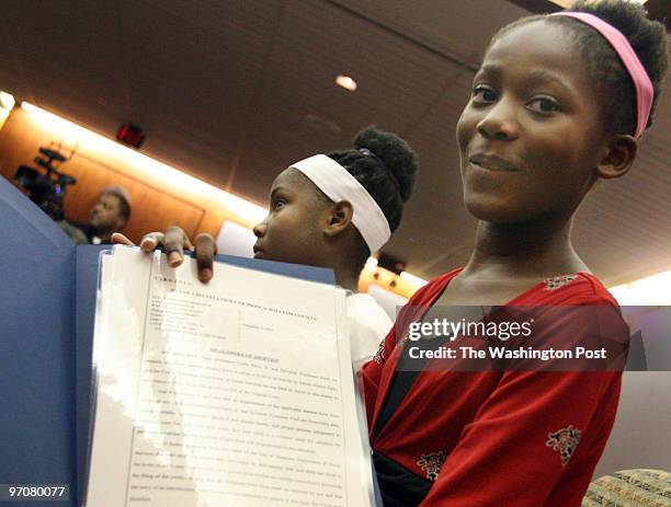 Tracy A. Woodward/The Washington Post Prince William County Circuit Court, 9311 Lee Ave., Manassas, VA Foster children recognized for their adoption...