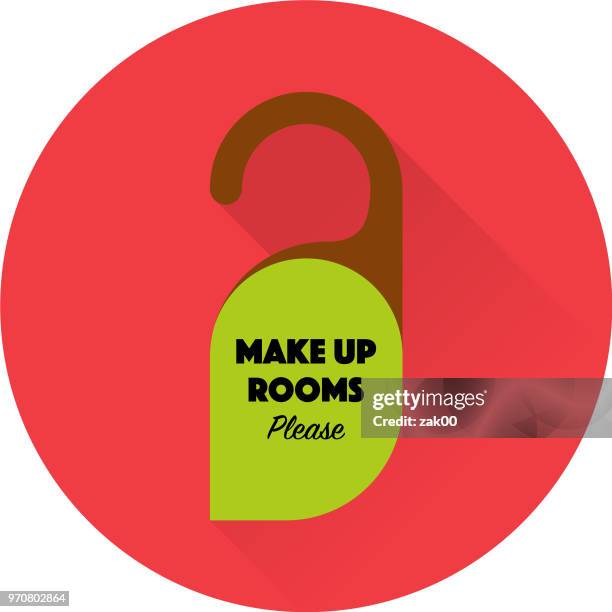 räume bilden. karton türhänger, vektor-illustration - confidential englischer begriff stock-grafiken, -clipart, -cartoons und -symbole