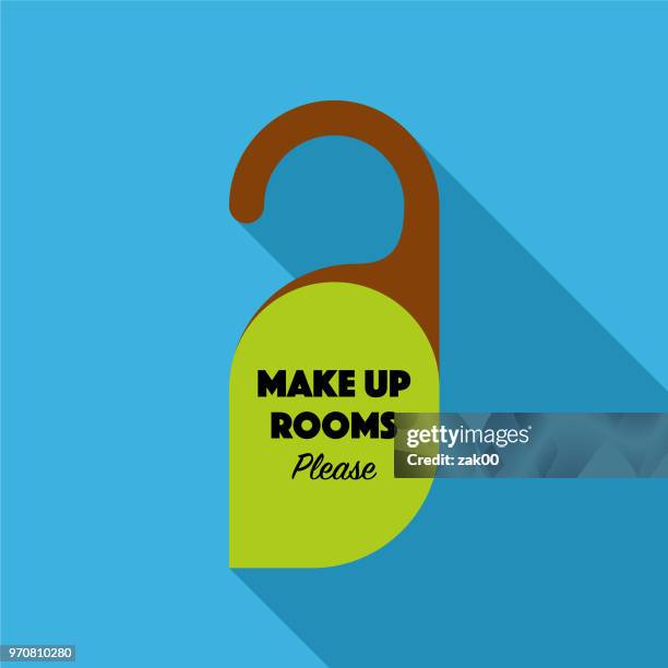 räume bilden. karton türhänger, vektor-illustration - confidential englischer begriff stock-grafiken, -clipart, -cartoons und -symbole