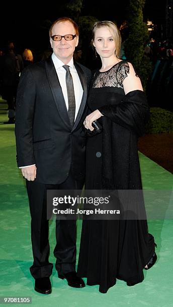 Danny Elfman and daughter arrives at the Royal World Premiere of 'Alice In Wonderland' at Odeon Leicester Square on February 25, 2010 in London,...